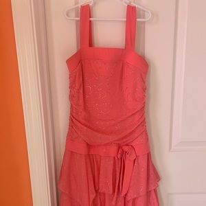 Pink semi-formal dress
